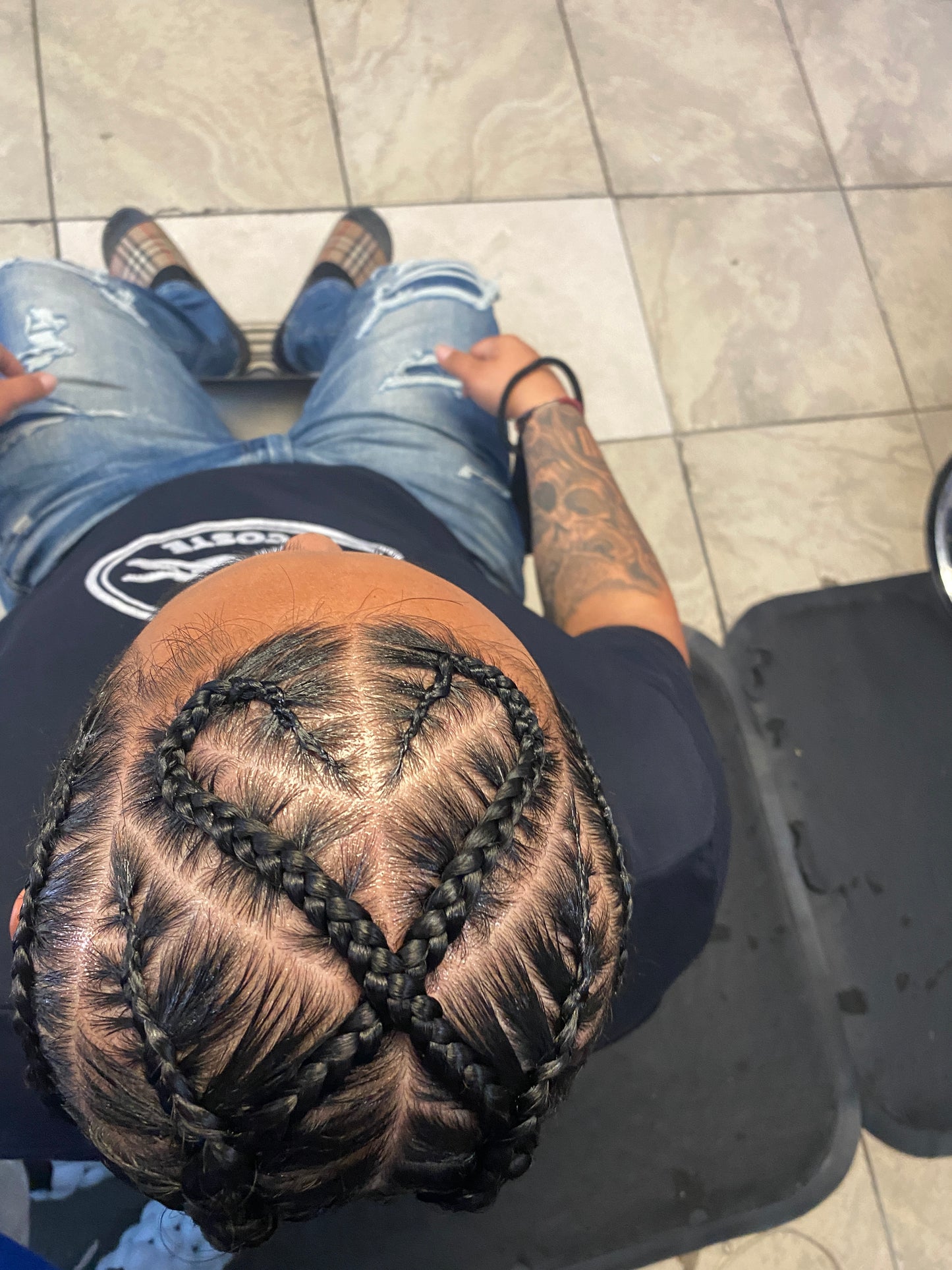 Designed styled braids