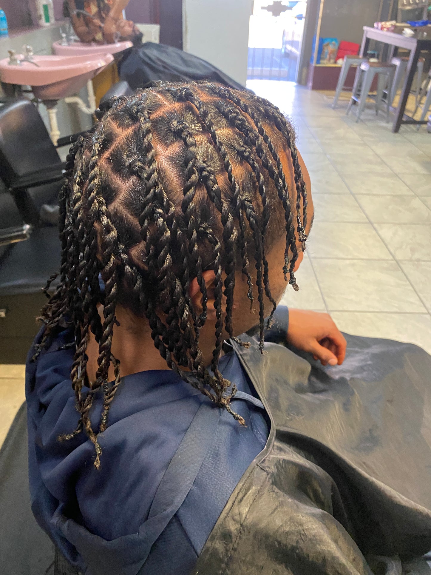 2 strand twist (natural hair)