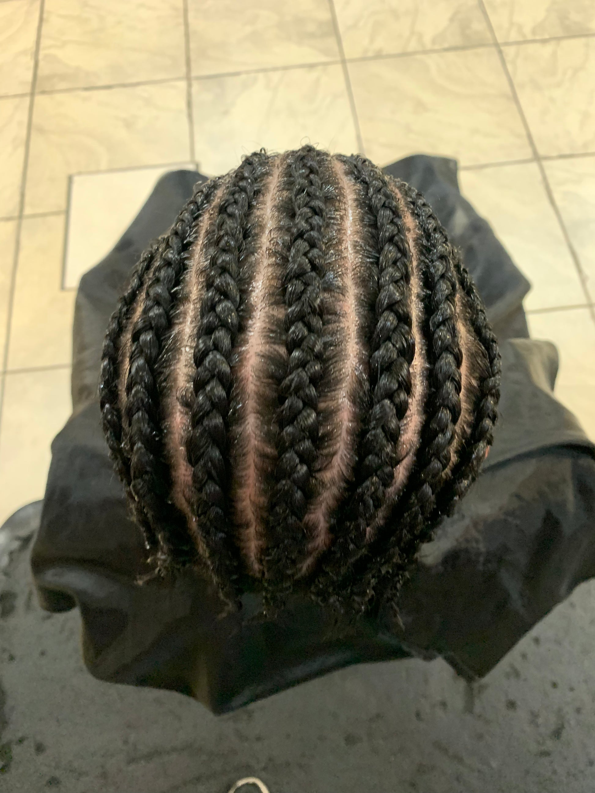 Cornrow braid straight back online